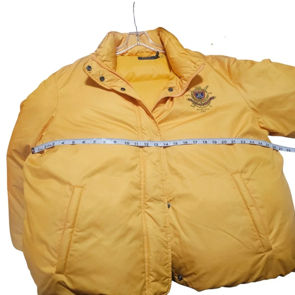Polo Ralph Lauren Equestrian Yellow Puffer‎ XXL Men / 2XL Women 90% Down 26